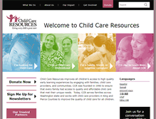 Tablet Screenshot of childcare.org