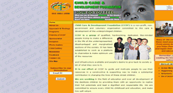 Desktop Screenshot of childcare.org.in