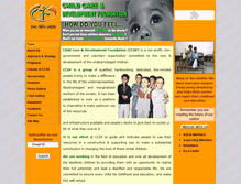 Tablet Screenshot of childcare.org.in