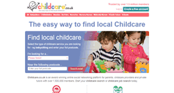 Desktop Screenshot of childcare.co.uk